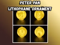 Ornement de Noël lithophanie Peter Pan — photo 1