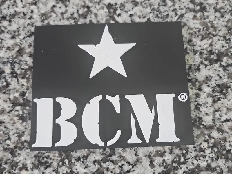 BCM Bravo Company USA 2A Gear Logo Wall Sign