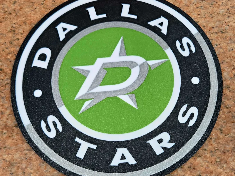 Dallas Stars Hockey LED Lightbox Sign