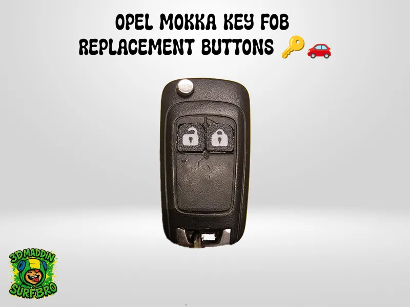 Opel Mokka Key Fob Replacement Buttons