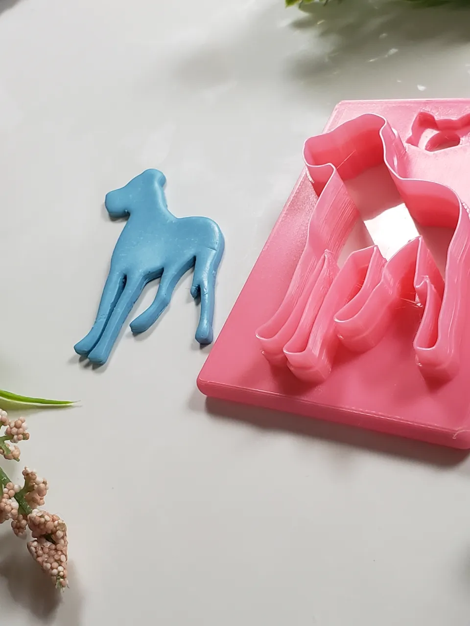 Dog Silhouette #2 Polymer Clay Earring Cutter view 3