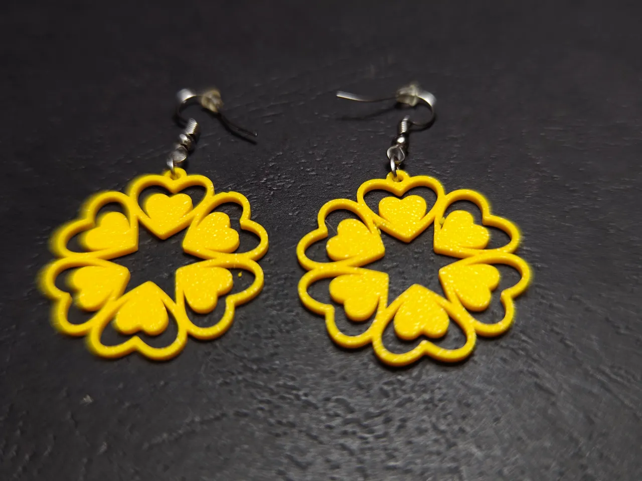 Blooming Hearts Earrings view 2