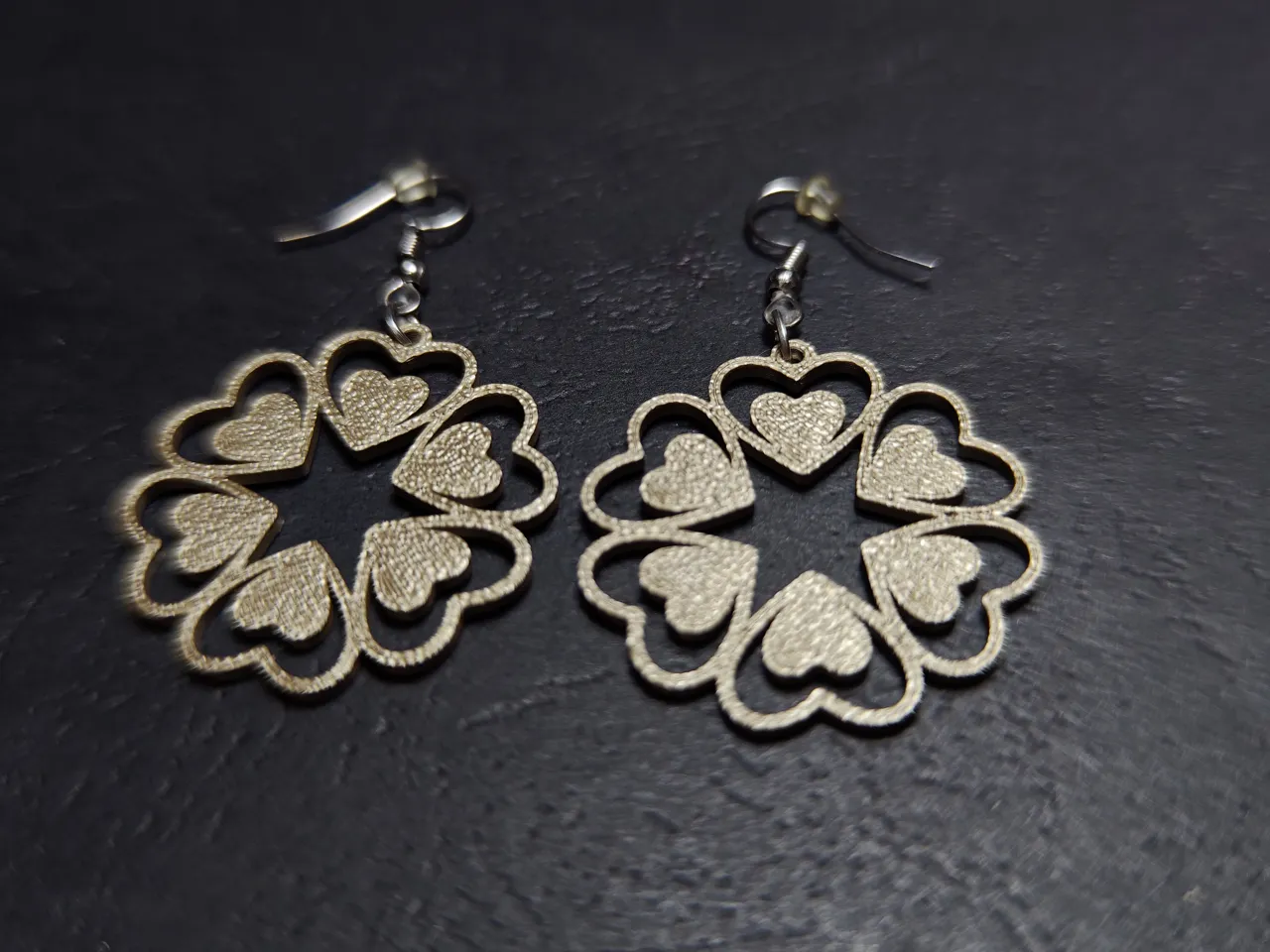 Blooming Hearts Earrings view 3