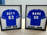 Jersey Desk Plaque