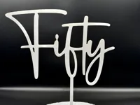 Topper de gâteau « Fifty » (50 ans) — photo 1