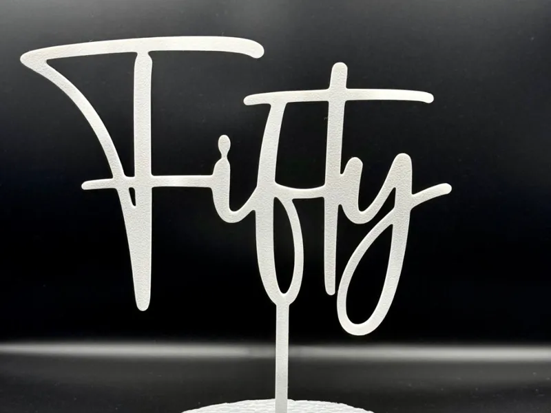Cake Topper "Fifty"