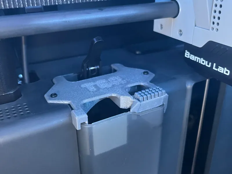 Custom P1S Nozzle Wipper Upgrade