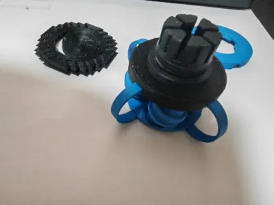 Anti-vibration block_Lifestyle_Top cover_P2S_X2D_Easy installation_Natural vertical settling