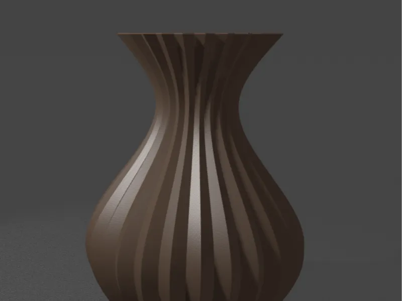 RibVase – elegante Designvase mit Rillenstruktur
