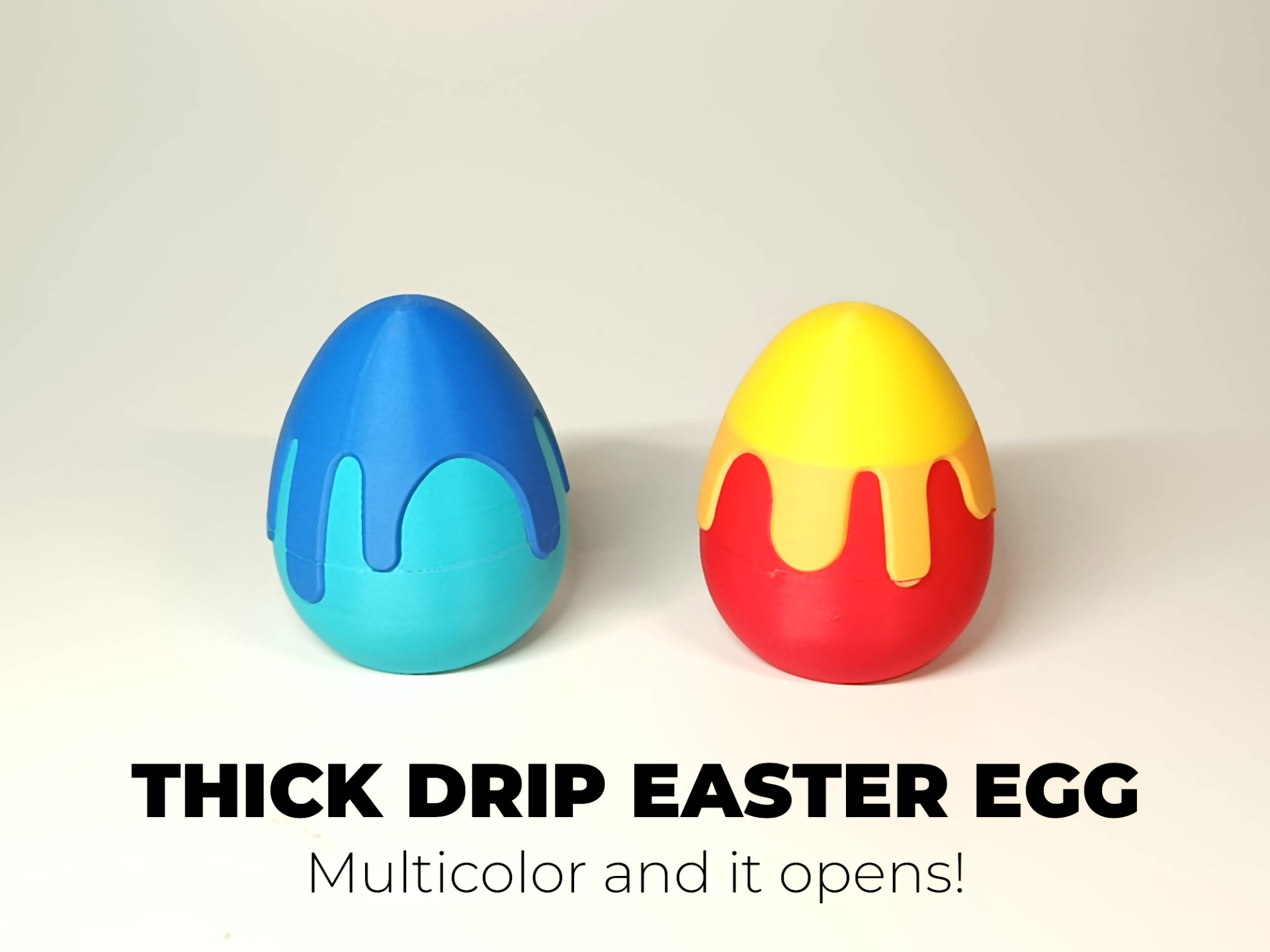 Thick Drip Easter Egg | Colorful opening egg!