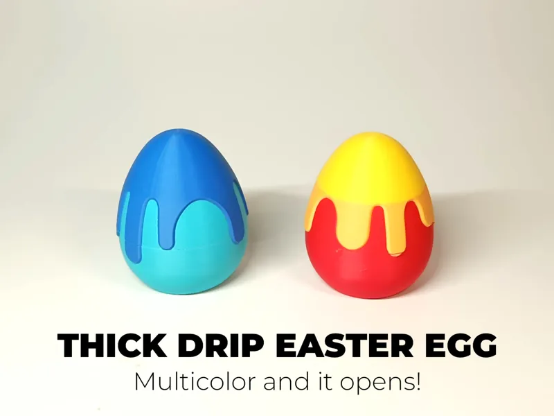 Thick Drip Easter Egg | Colorful opening egg!