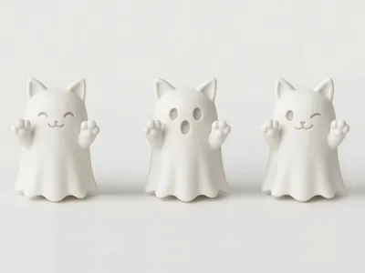 Halloween Ghost Kitty