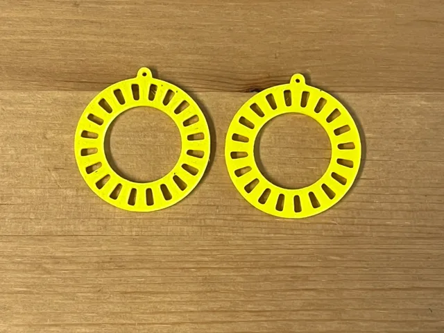 hoop earrings