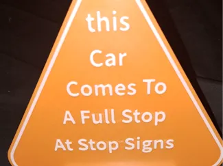 signe for car petg