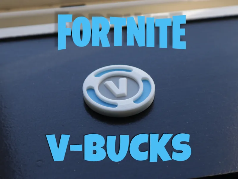 Fortnite V-Buck Coin - AMS Ready (Fortnite Prop)