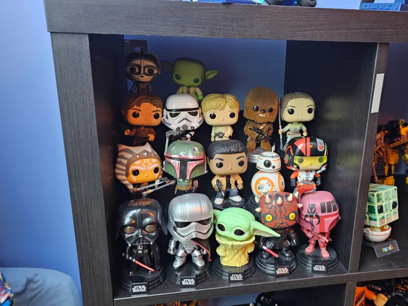 Kallax FunkoPop Mech Warrior Speed Champions Stand