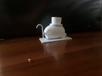 Potato with top hat and cane