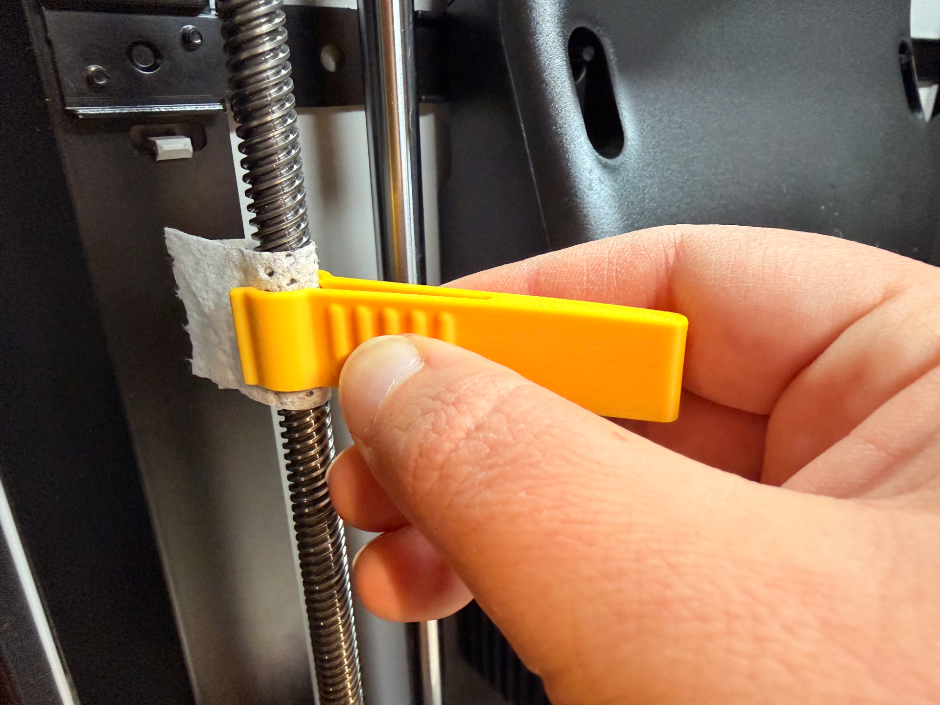 Gewindespindel Reinigungstool