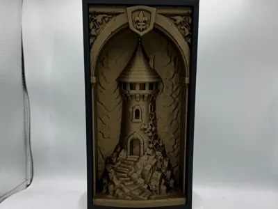 Fantasy Tower Book Nook – Medieval Castle Tower