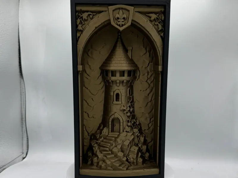 Fantasy Tower Book Nook – Medieval Castle Tower