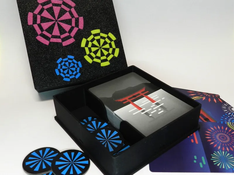 Hanabi card-box/ travel-box
