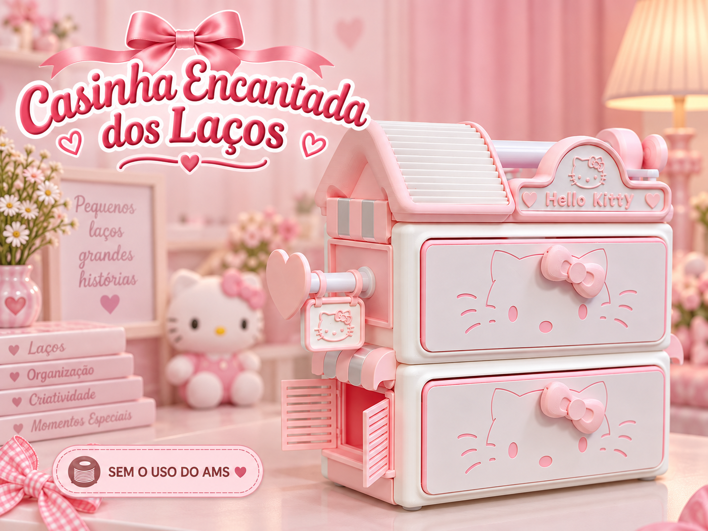 Casinha encantada dos laços 3D model