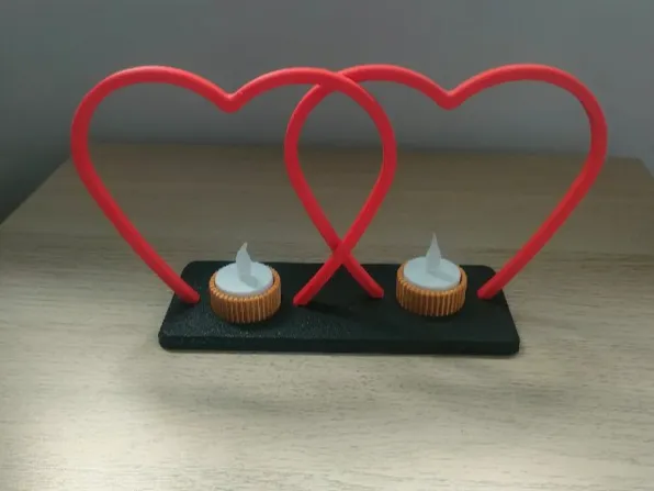 Tealights stand- hearts