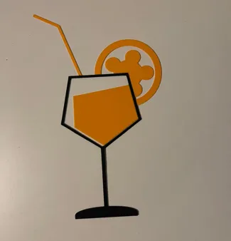 Aperol Bookmark –  Summer Touch for Book Lovers