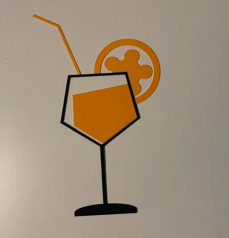 Aperol Bookmark –  Summer Touch for Book Lovers