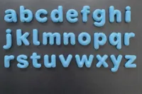 Lower case abc - 0.2mm layer, 2 walls, 5% infill
