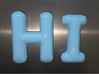 3D Balloon Alphabet