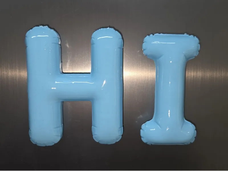 3D Balloon Alphabet