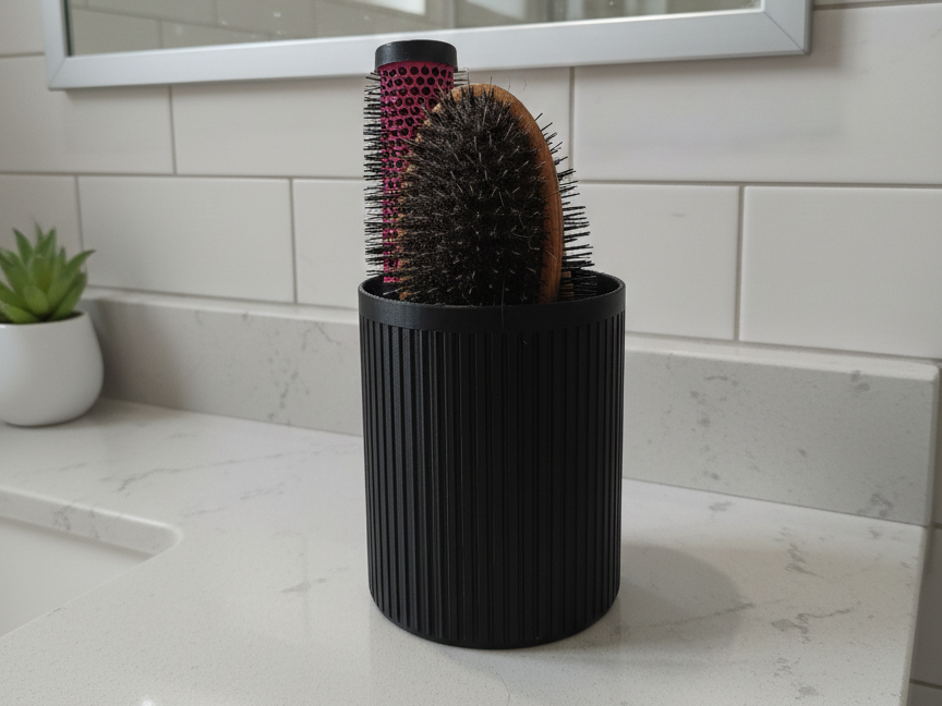 Minimal Hair Brush & Comb Holder
