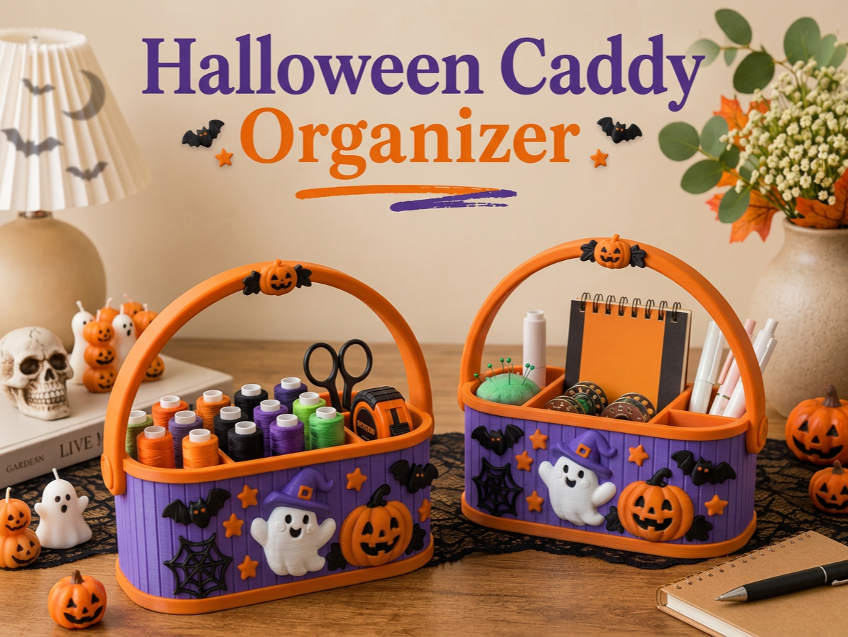 Halloween Caddy Organizer 3D model