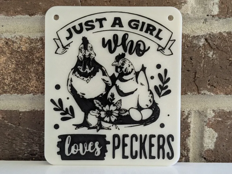 A GIRL WHO LOVES PECKERS