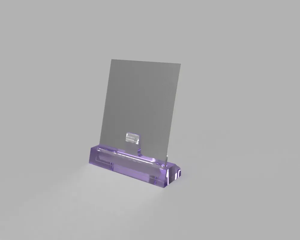 Toploader Card Stand - Free 3D Print Model - MakerWorld
