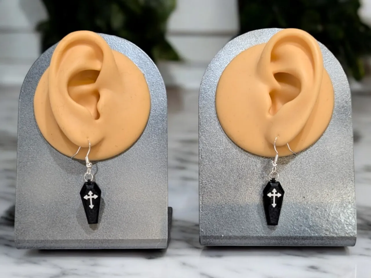 Coffin Earrings view 2