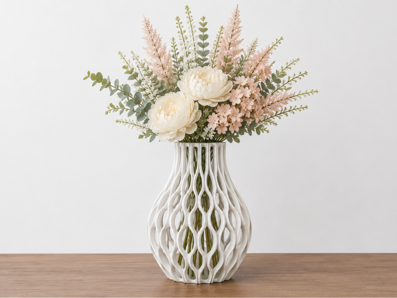 Modern voronoi vase