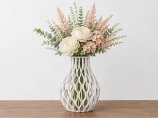 Modern voronoi vase