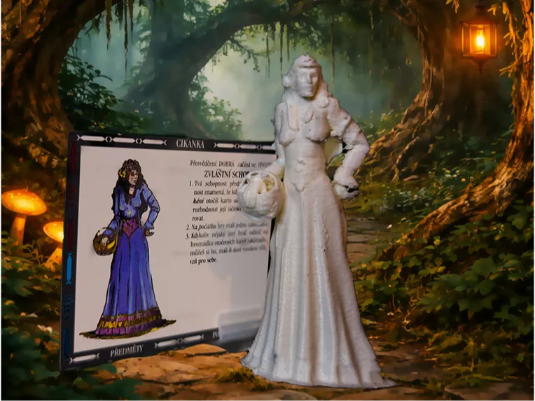 Talisman Game miniature - Gypsy