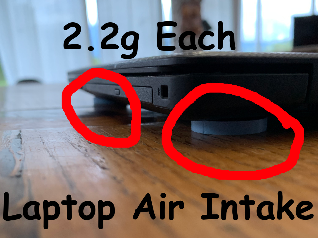 Laptop Air Intake Feet