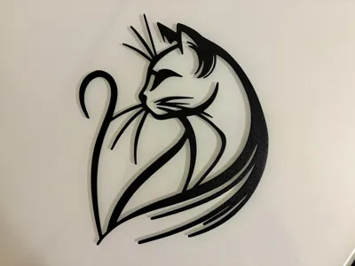 Modern design cat decoration