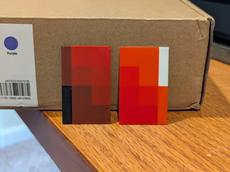 Two Color Lithophane Gradient Test - 20 minutes!