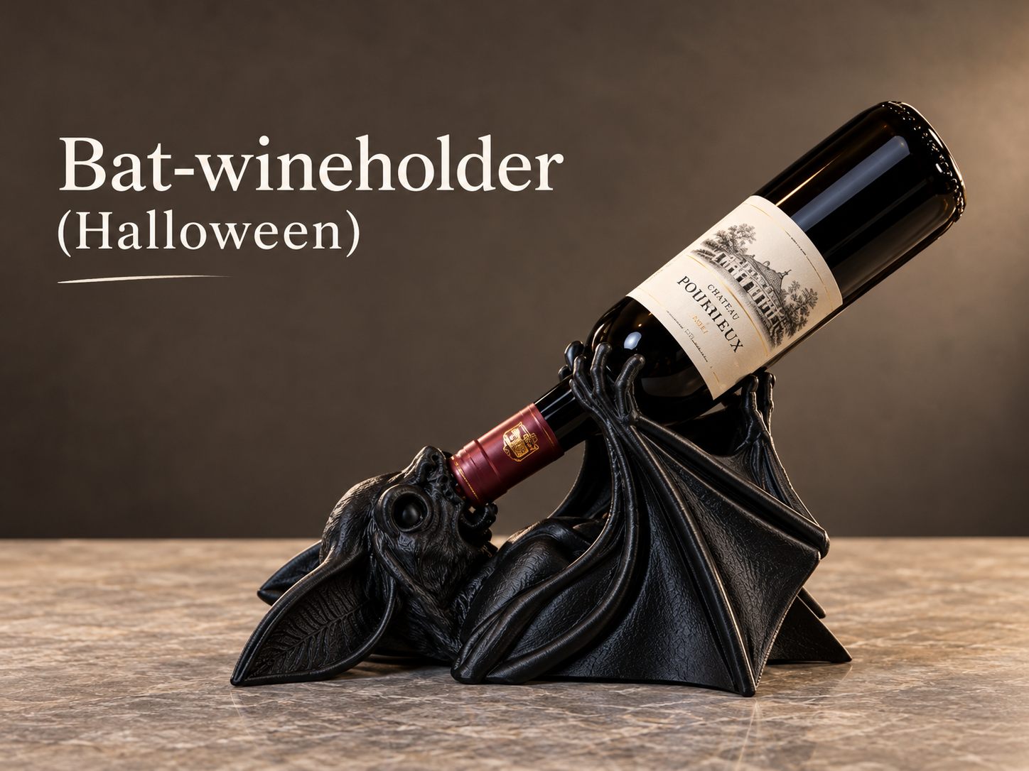 Bat Wineholder - Halloween - 1