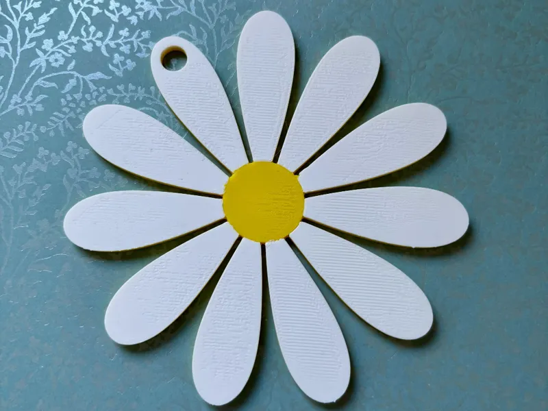 Daisy Keychain