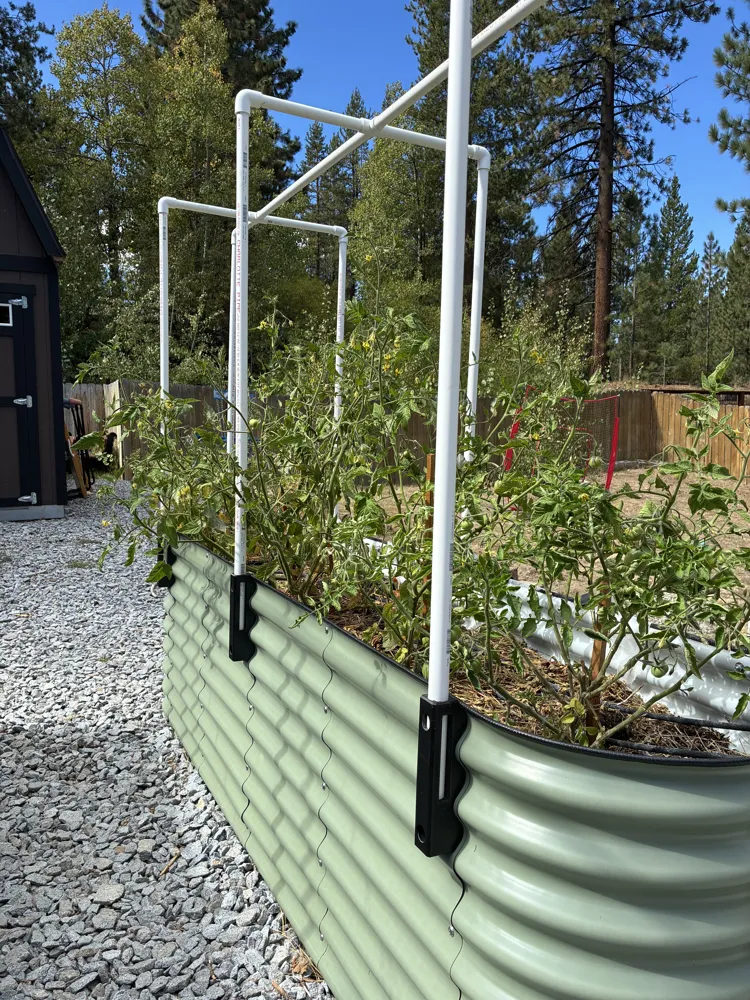 Raised Garden Bed PVC Mounts - Free 3D Print Model - MakerWorld