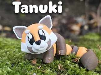 Red panda Flexi Toy Free
