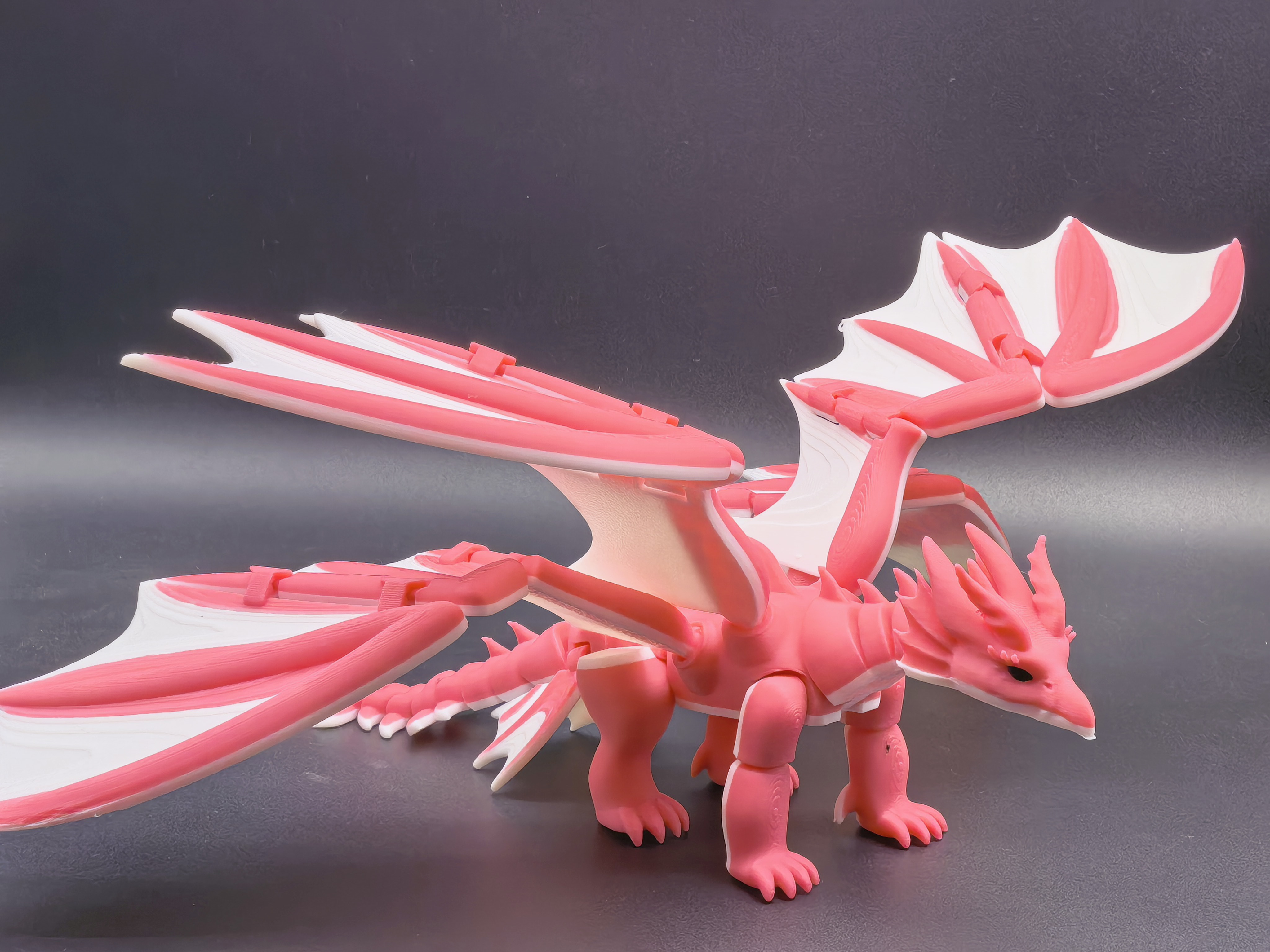 Miniatura 3 do modelo 3D 四翼飞龙，无需支撑，MINI可打