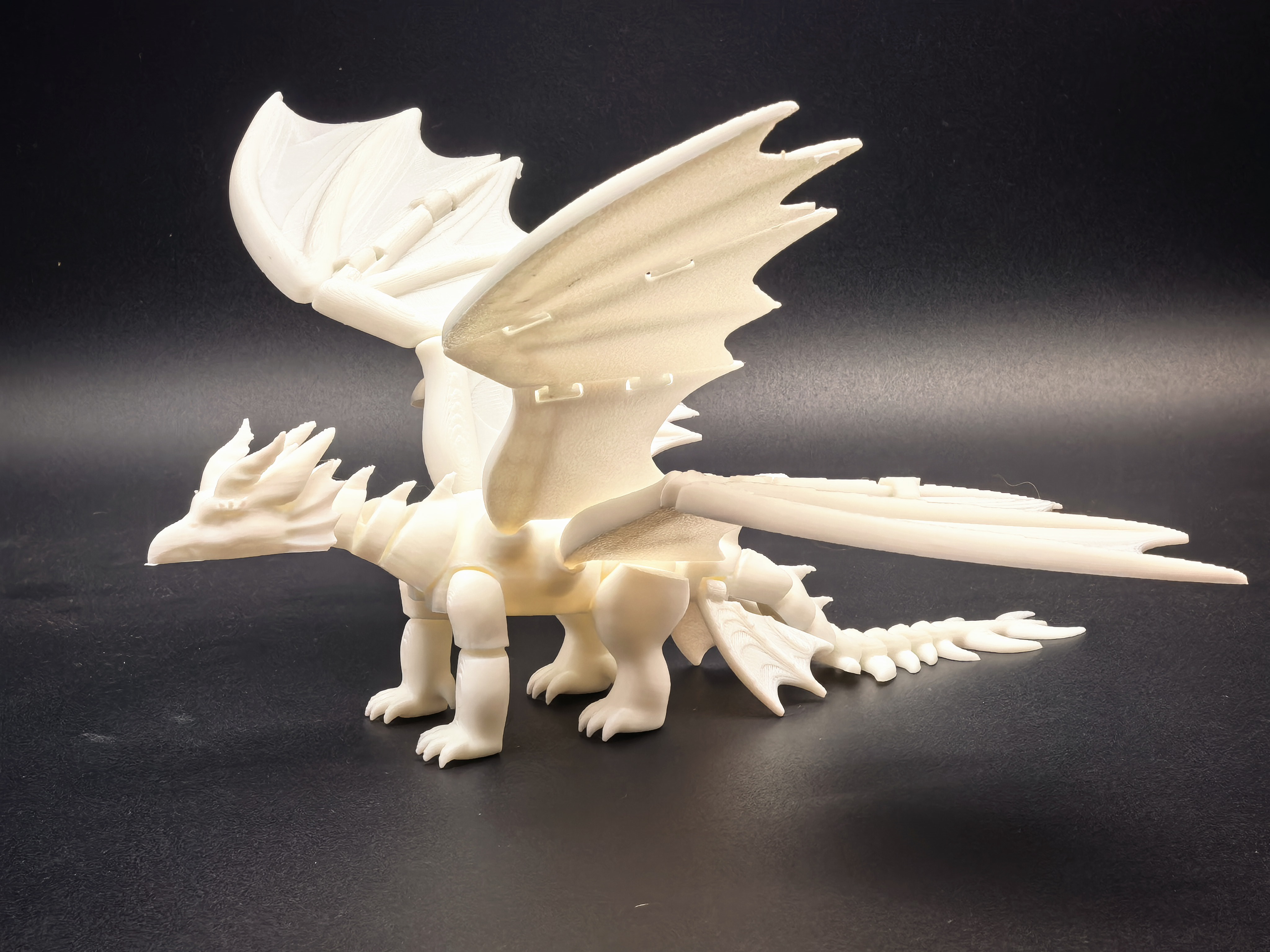Miniatura 2 do modelo 3D 四翼飞龙，无需支撑，MINI可打