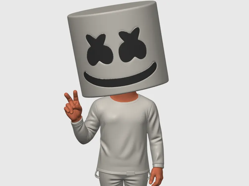 Marshmello figurine 